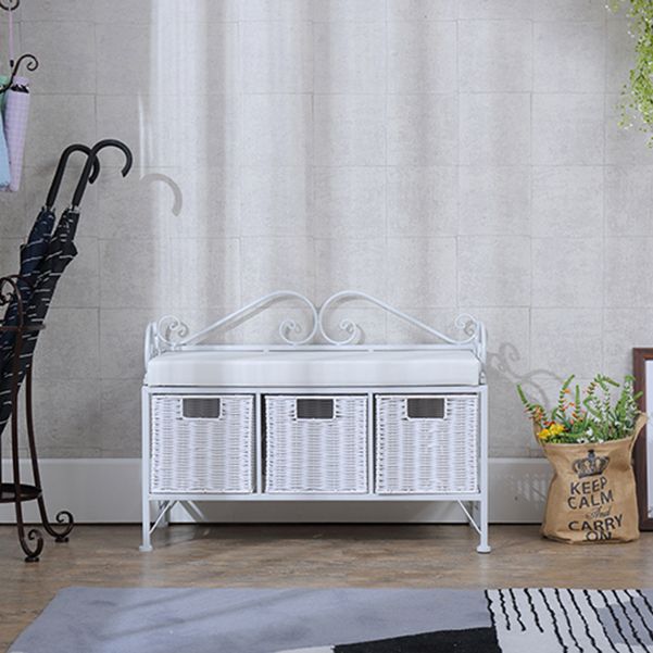 Rectangle 13.8" Wide Entryway Bench Traditional Upholstered Seating Bench with Cushioned Clearhalo 'Benches' 'Chairs & Seating' 'furn' 'furn_benches' 'Furniture' 'Living Room Furniture' 1200x1200_2e22e3e5-731b-42f2-a333-862800434b9b