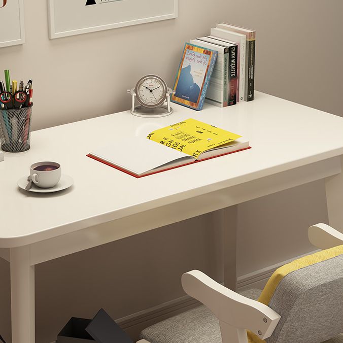 Modern Style Wooden Office Desk Rectangular Shape Task Desk with 4-Legs for Home Clearhalo 'furn' 'furn_office_desk' 'Furniture' 'Office Desks' 'Office Furniture' 'office_desk' 1200x1200_2e23a1a0-7590-4f1c-bbb1-90ed50fe3ada