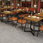 Industrial Metal Dining Table Furniture 1/2/3/5 Pieces Home Table and Chair Set Clearhalo 'Dining Room Sets' 'Dining Tables & Seating' 'dining_room_set' 'furn' 'furn_dining_room_set' 'Furniture' 'Kitchen & Dining Furniture' 1200x1200_2e2578e3-0dea-483e-bb38-6cb6b94e0bd8