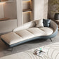 Modern Upholstered Chaise Lounge Leather Chaise with Left-Arm for Bedroom and Living Room Clearhalo 'Chairs & Seating' 'Chaise Lounge' 'chaise_lounge' 'furn' 'furn_chaise_lounge' 'Furniture' 'Living Room Furniture' 1200x1200_2e27c391-778d-44ec-ae11-6c2dca727c9a