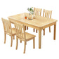 Table de salle à manger de Style simple, Table de dîner rectangulaire en bois massif pour la cuisine