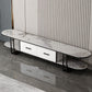 Hedendaagse Slate Top TV Media Console 2 Lades TV Stand Console
