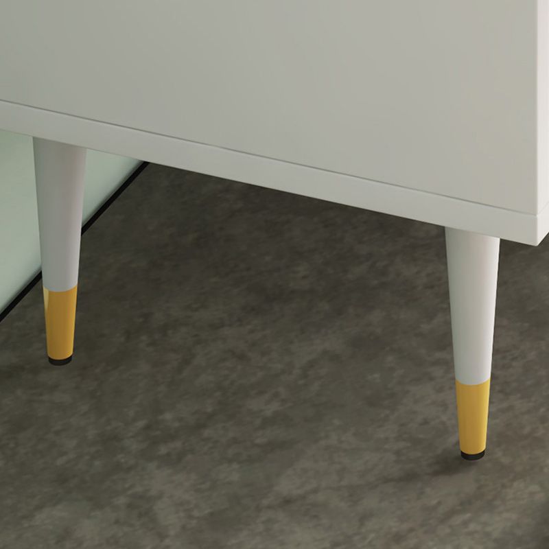 Glam Manufactured Wood Standard Bookcase Vertical Bookcase with Door and Drawers Clearhalo 'Bookcases' 'furn' 'furn_bookcases' 'Furniture' 'furniture_bookcases' 'kitchen' 'kitchen_bookcases' 'Living Room Furniture' 'Office Furniture' 1200x1200_2e2ccca0-b078-4797-ada2-ec5665538a0a