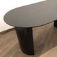 Oval Double Pedestal Modern Table Black Solid Wood Fixed Table Clearhalo ' dining_table' 'Dining Tables & Seating' 'Dining Tables' 'furn' 'furn_dining_table' 'Furniture' 'furniture_dining_table' 'Kitchen & Dining Furniture' 'kitchen&dining_furn' 'kitchen' 'kitchen_dining_table' 1200x1200_2e2e3fd5-4d5a-4fd6-9af7-d44b7dcbe006
