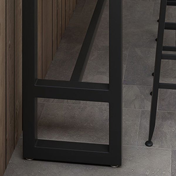 1/2/5 Pieces Modern Bar Table Set Rectangle Plastic Wood Counter Table with High Stools Clearhalo 'Bar Furniture' 'furn' 'furn_home_bar_bar_sets' 'Furniture' 'Home Bars & Bar Sets' 'home_bar_bar_sets' 'Kitchen & Dining Furniture' 1200x1200_2e3100cf-8b51-4a06-a542-66a6eaf8daa9