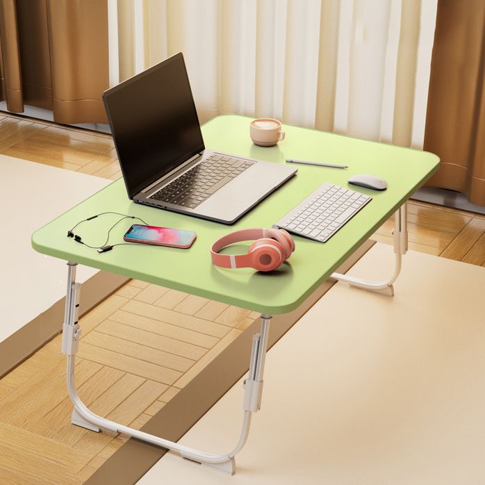 Engineered Wood Contemporary Office Desk Bedroom Writing Desk with White Legs