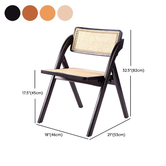 Silla de comedor plegable de estilo moderno silla lateral de madera para sala de estar para sala de estar