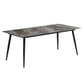 Metal Contemporary Rectangular Dining Table Sintered Stone Table with Metal Legs Clearhalo ' dining_table' 'Dining Tables & Seating' 'Dining Tables' 'furn' 'furn_dining_table' 'Furniture' 'furniture_dining_table' 'Kitchen & Dining Furniture' 'kitchen&dining_furn' 'kitchen' 'kitchen_dining_table' 1200x1200_2e3774b8-c002-45dc-bee4-e284144a56a1