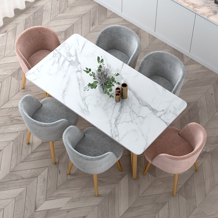 Stone Dining Site Table Traditional Luxury Rectangle Dining Table for Kitchen Home Clearhalo ' dining_table' 'Dining Tables & Seating' 'Dining Tables' 'furn' 'furn_dining_table' 'Furniture' 'furniture_dining_table' 'Kitchen & Dining Furniture' 'kitchen&dining_furn' 'kitchen' 'kitchen_dining_table' 1200x1200_2e37ab53-fc16-4091-92e3-0ba092020c2f