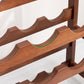 Modern Tabletop Wine Rack Solid Wood Wine Bottle Rack for Living Room