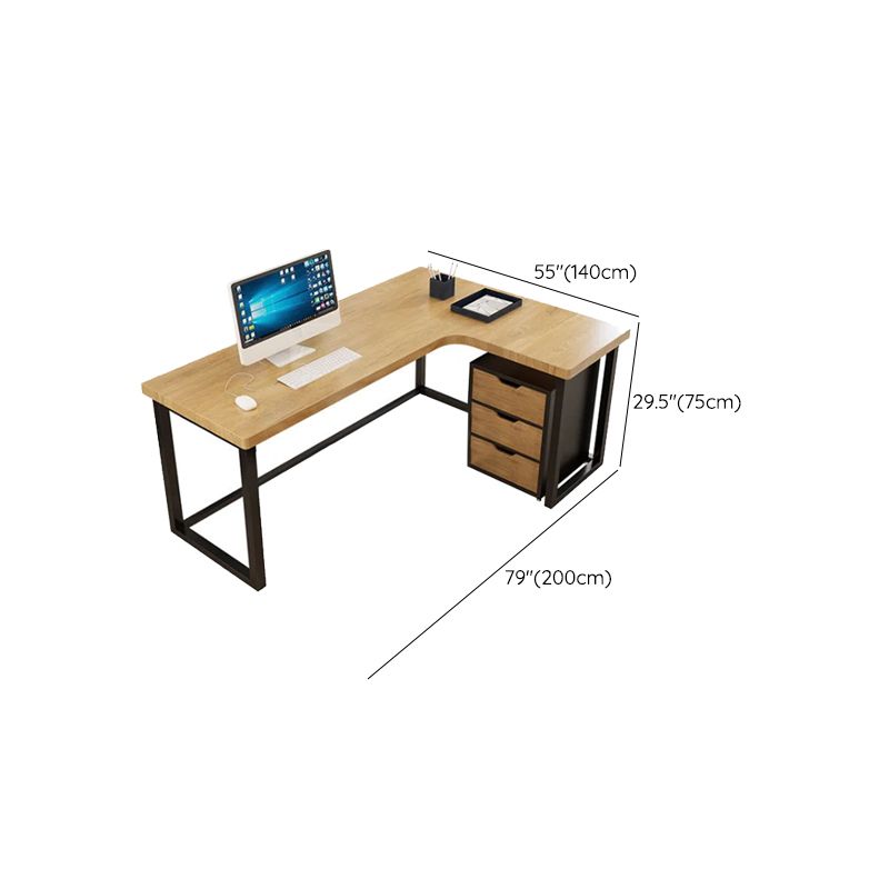 Modern Solid Wood Writing Desk Sled Base 29.53" Tall Office Desk (Drawers not Included) Clearhalo 'furn' 'furn_office_desk' 'Furniture' 'Office Desks' 'Office Furniture' 'office_desk' 1200x1200_2e37da5a-a228-47c1-b58d-10da0a5d6c17