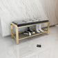 Modern Shoe Storage Bench Velvet Foam Bench with Legs for Living Room Clearhalo 'Benches' 'Chairs & Seating' 'furn' 'furn_benches' 'Furniture' 'Living Room Furniture' 1200x1200_2e3cbdbb-d976-47b9-9345-e694b7f4d1f3