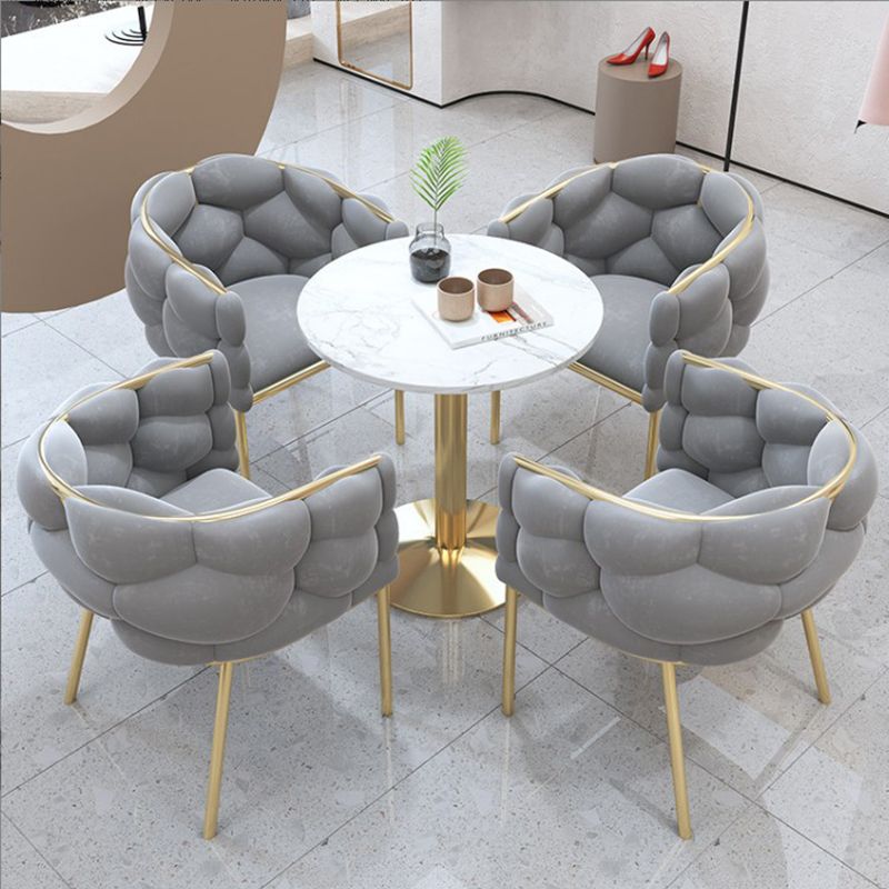 Scandinavian Style Linen Fabric Dining Chair Armless Solid Back Chair Clearhalo 'Dining Chairs' 'Dining Tables & Seating' 'dining_chair' 'furn' 'furn_dining_chair' 'Furniture' 'furniture_dining_chair' 'Kitchen & Dining Furniture' 1200x1200_2e3d062b-ef82-40ea-a92c-b7fea014b70a