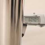 Tavolo da pranzo contemporaneo in metallo tavolo in vetro trasparente per sala da pranzo