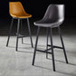 Faux Leather Counter Stool Modern Style Low Back Barstool with Metal Legs Clearhalo 'Bar Furniture' 'Bar Stools' 'bar_stools' 'furn' 'furn_bar_stools' 'Furniture' 'Kitchen & Dining Furniture' 1200x1200_2e3f73a5-21a4-48d3-967e-2211cefd3012