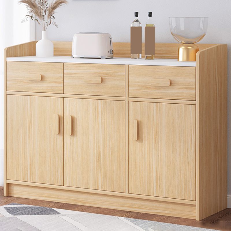 Modern Wood Accent Cabinet with Drawer Rectangle Side Cabinet Clearhalo 'Cabinets & Chests' 'cabinets_chests' 'furn' 'furn_cabinets_chests' 'Furniture' 'Living Room Furniture' 1200x1200_2e400dbc-f654-4d17-9f63-ce73026a897f