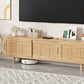 Enclosed Storage TV Media Stand Contemporary TV Console for Living Room Clearhalo 'furn' 'furn_tv_stands_entertainment_centers' 'Furniture' 'Living Room Furniture' 'TV Stands & Entertainment Centers' 'TV Stands & Media Storage Furniture' 'tv_stands_entertainment_centers' 1200x1200_2e405796-f3ce-48da-adcb-b7d4163e0814