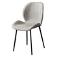 Contemporary Style Metal Dining Room Chair Solid Back Chair with Black Legs Clearhalo ' kitchen&dining_furn' 'Dining Chairs' 'Dining Tables & Seating' 'dining_chair' 'furn' 'furn_dining_chair' 'Furniture' 'furniture_dining_chair' 'Kitchen & Dining Furniture' 'kitchen' 1200x1200_2e432c98-1192-448d-a480-b6f75d6d5334