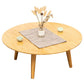 Round Wooden Coffee Table Four Legs Cocktail Table in Natural Clearhalo 'Coffee & Accent Tables' 'Coffee Tables' 'coffee_tables' 'furn' 'furn_coffee_tables' 'Furniture' 'furniture_coffee_tables' 'Living Room Furniture' 1200x1200_2e4396f9-b6aa-4989-820a-9c2c3079fb1d