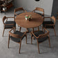 Kitchen Dinner Table Dining Room Round Wood Top Dining Table Clearhalo 'Dining Tables & Seating' 'Dining Tables' 'dining_table' 'furn' 'furn_dining_table' 'Furniture' 'Kitchen & Dining Furniture' 1200x1200_2e4466e8-ec83-49e5-9d45-ed8ee642a49b