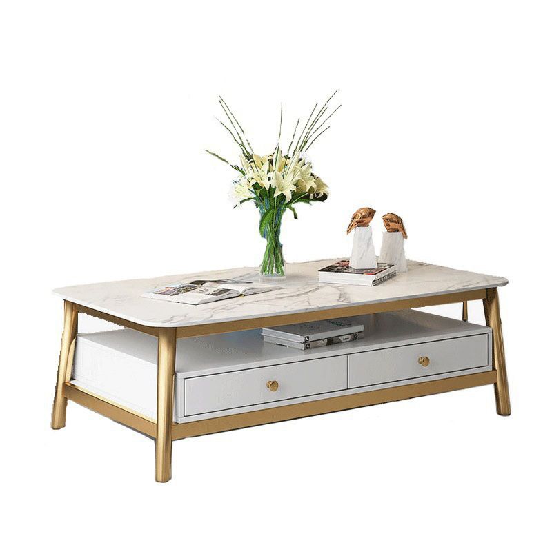 Mesa de cóctel Glam Coffee Mesa de cóctel de 4 patas con almacenamiento