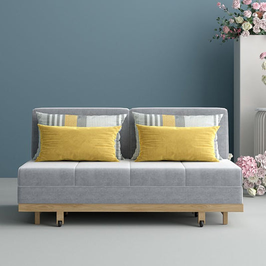 Divano per dormiente futon senza braccia contemporaneo divano letto per dormiente futon grigio