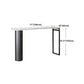White Modern Style Table in Faux Marble and Metal Milk Tea Shop Bar Table Clearhalo 'Bar Furniture' 'Bar Tables' 'bar_tables' 'furn' 'furn_bar_tables' 'Furniture' 'furniture_bar_tables' 'Kitchen & Dining Furniture' 1200x1200_2e46cb06-c54a-4aab-94f0-bf1b5c99b685