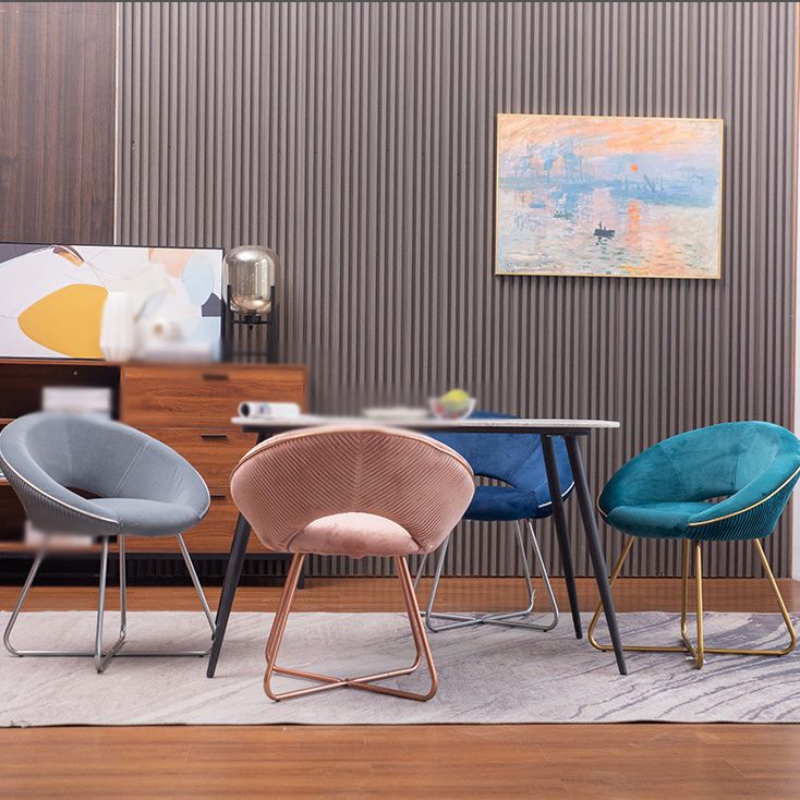 Minimalist Metal Kitchen Dining Side Chair Opening Back Dining Side Chair Clearhalo ' kitchen&dining_furn' 'Dining Chairs' 'Dining Tables & Seating' 'dining_chair' 'furn' 'furn_dining_chair' 'Furniture' 'furniture_dining_chair' 'Kitchen & Dining Furniture' 'kitchen' 1200x1200_2e48db39-25c5-417c-884a-6f10f19ec45f