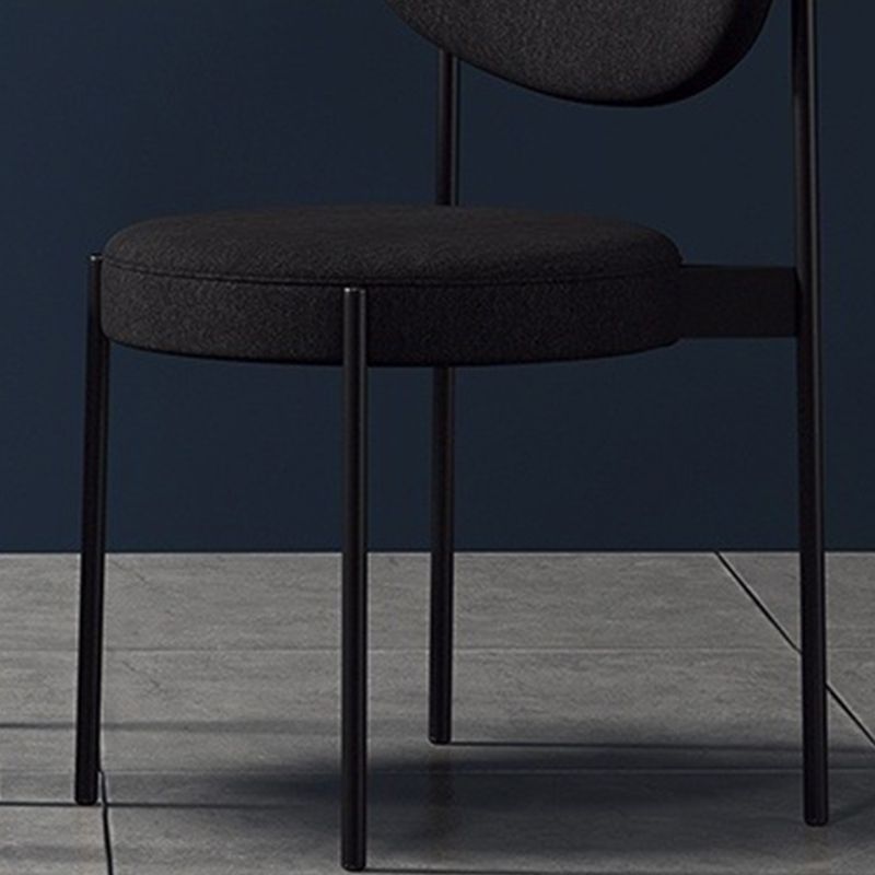 Glam Style Dining Chair Open Back Restaurant Armless Side Chair Clearhalo 'Dining Chairs' 'Dining Tables & Seating' 'dining_chair' 'furn' 'furn_dining_chair' 'Furniture' 'Kitchen & Dining Furniture' 1200x1200_2e49c646-2d9c-4015-9550-461ff80b5c94