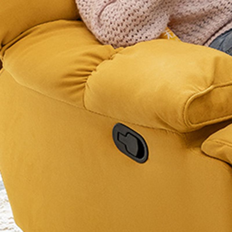 Modern Standard Recliner with Footrest and Tufted Back in Solid Color Clearhalo 'Chairs & Seating' 'furn' 'furn_recliners' 'Furniture' 'Living Room Furniture' 'Recliners' 1200x1200_2e4ac367-d34c-49a0-b6c6-5e64b9067ee9