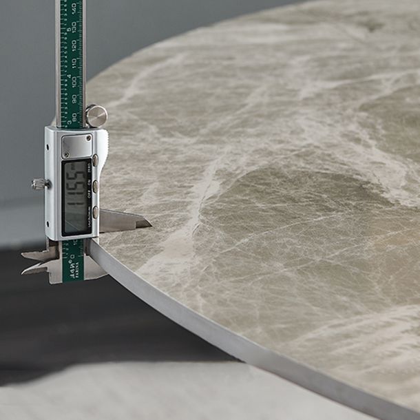 Casual Extendable Round Shape Table Sintered Stone Standard Dining Table for Kitchen Clearhalo ' dining_table' 'Dining Tables & Seating' 'Dining Tables' 'furn' 'furn_dining_table' 'Furniture' 'furniture_dining_table' 'Kitchen & Dining Furniture' 'kitchen&dining_furn' 'kitchen' 'kitchen_dining_table' 1200x1200_2e4b330e-8073-40f6-969c-62533bbda623
