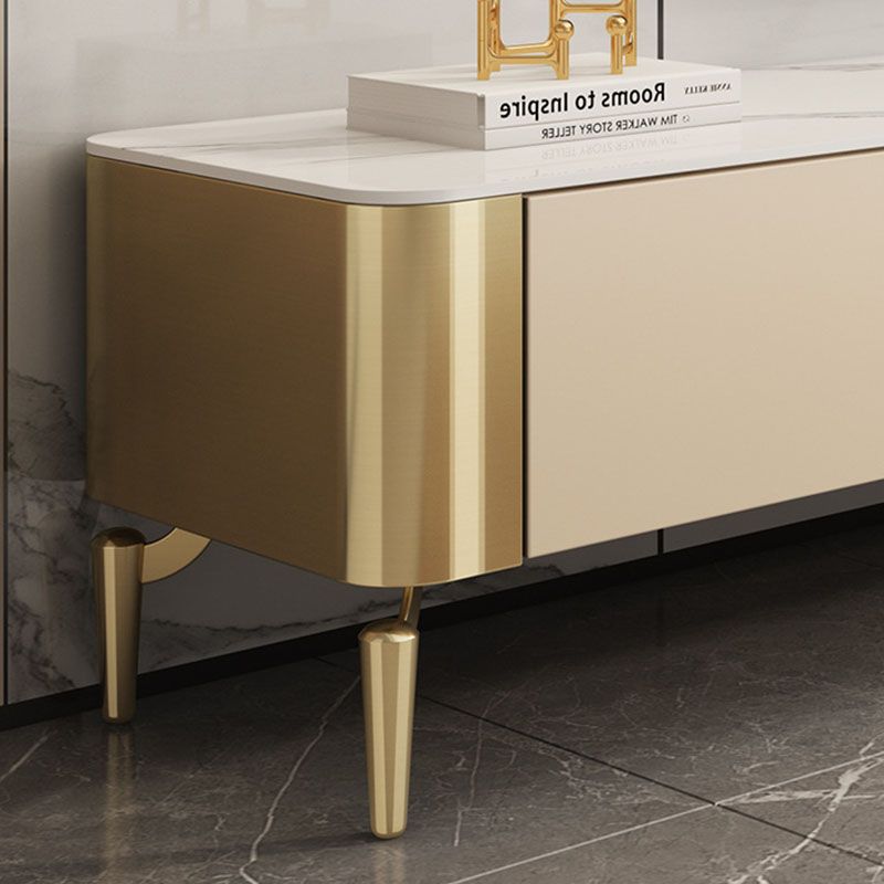 Stone TV Stand Console Enclosed Storage TV Media Stand with Drawers Clearhalo 'furn' 'furn_tv_stands_entertainment_centers' 'Furniture' 'Living Room Furniture' 'TV Stands & Entertainment Centers' 'TV Stands & Media Storage Furniture' 'tv_stands_entertainment_centers' 1200x1200_2e4e8a0f-4750-403e-b774-a78b5a03b17f