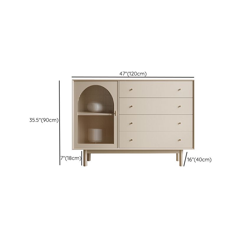 Server da pranzo contemporaneo Server a buffet di pietra per sala da pranzo