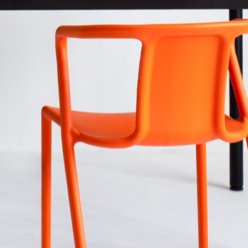 Contemporary Style Chair Dining Armless Plastic Chairs for Kitchen Clearhalo 'Dining Chairs' 'Dining Tables & Seating' 'dining_chair' 'Furniture' 'furniture_dining_chair' 'Kitchen & Dining Furniture' 1200x1200_2e51c2b3-c515-4b65-a32a-55f34fb7a45f