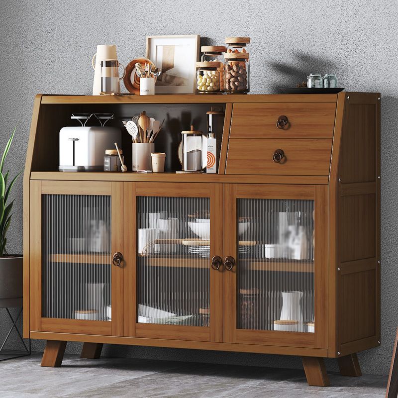 Moderner Stil eines Esstischs Bambus 38-Zoll-Höhenbuffettisch für die Küche