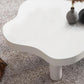 Nordic Cocktail Table 3 Legs Solid Wood Free Form Nesting Coffee Table