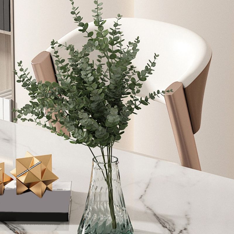 Chaise latéral moderne Metal Open à l'arrière-salle à manger chaise pour la brasserie