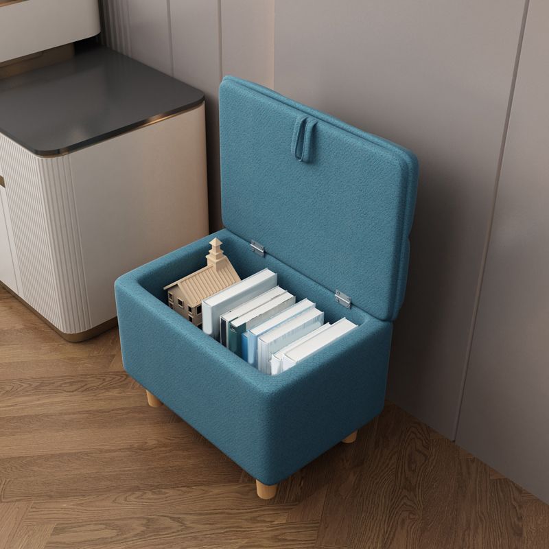 Sedia reclinabile regolabile da 22,8 "reclinabile in legno nordico con stoccaggio e poggiapiedi