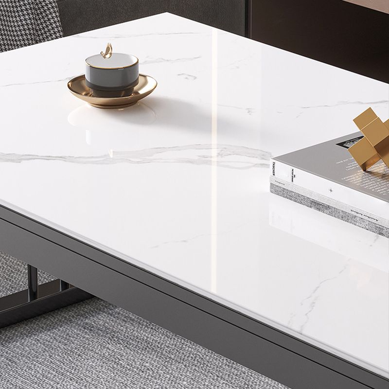 No Distressing Sled Coffee Table Rectangle Slate Single Coffee Table Clearhalo 'Coffee & Accent Tables' 'Coffee Tables' 'coffee_tables' 'furn' 'furn_coffee_tables' 'Furniture' 'Living Room Furniture' 1200x1200_2e56f574-f78f-4a0a-961a-ef3aebb81e53