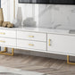 Glam Wood TV Stand Console White Enclosed Storage TV Media Stand for Living Room Clearhalo 'furn' 'furn_tv_stands_entertainment_centers' 'Furniture' 'Living Room Furniture' 'TV Stands & Entertainment Centers' 'TV Stands & Media Storage Furniture' 'tv_stands_entertainment_centers' 1200x1200_2e585796-e5cf-4bcf-8e11-efb222bd4b00