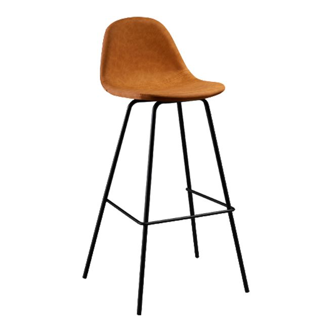 Industrial Style Square Counter Barstools for Bristol Leather Stools with Metal Legs Clearhalo 'Bar Furniture' 'Bar Stools' 'bar_stools' 'furn' 'furn_bar_stools' 'Furniture' 'furniture_bar_stools' 'Kitchen & Dining Furniture' 1200x1200_2e598435-dc2f-4689-bbb0-62f7b04ae8c3