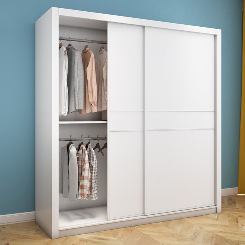 Hedendaagse stijl Garderobe Armoire wit ontworpen houten garderobe met lade