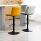 Contemporary Metal Barstool Faux Leather Footrest Adjustable Low Back Counter Stool Clearhalo 'Bar Furniture' 'Bar Stools' 'bar_stools' 'furn' 'furn_bar_stools' 'Furniture' 'Kitchen & Dining Furniture' 1200x1200_2e5aca8e-2977-430c-8ad6-aa2487e5b180