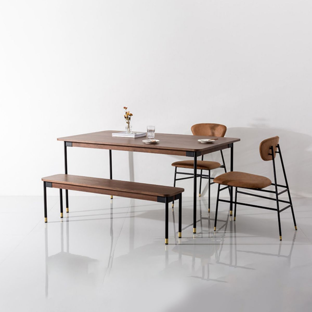 Rectangle Pine Solid Wood Table Luxury Dining Table in Brown with 4 Legs for Restaurant Clearhalo ' dining_table' 'Dining Tables & Seating' 'Dining Tables' 'furn' 'furn_dining_table' 'Furniture' 'furniture_dining_table' 'Kitchen & Dining Furniture' 'kitchen&dining_furn' 'kitchen' 'kitchen_dining_table' 1200x1200_2e5afe26-19ff-46fb-9f89-96e515794ac6