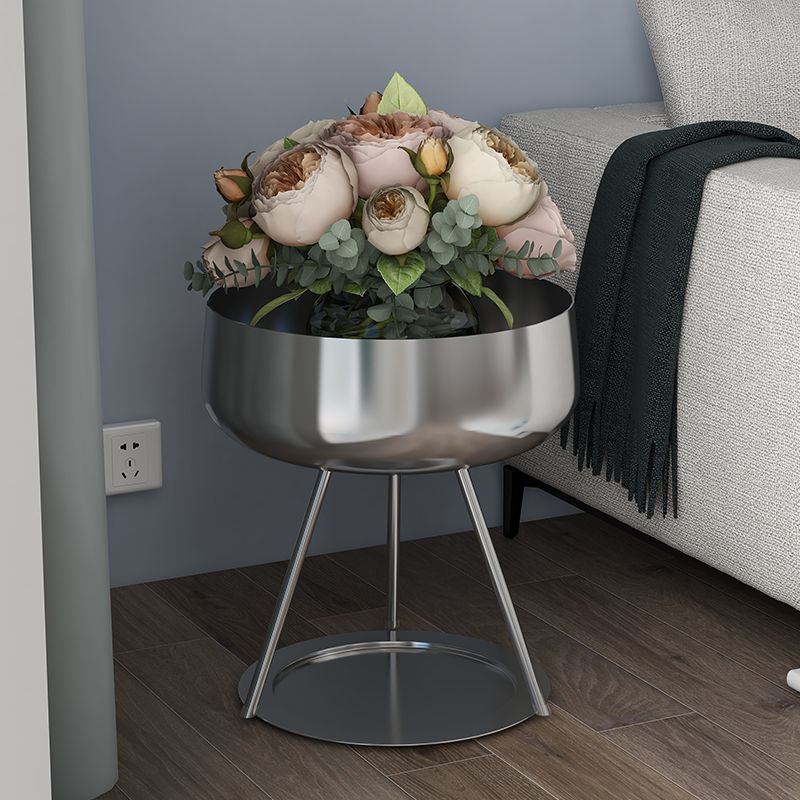 Modern 20 '' lang bed nachtkastje metalen open opbergpoot gesloten accenttafel nachtkastje