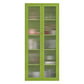 Modern Metal Bookcase Standard Closed Back Shelf with Rectangular Shelves