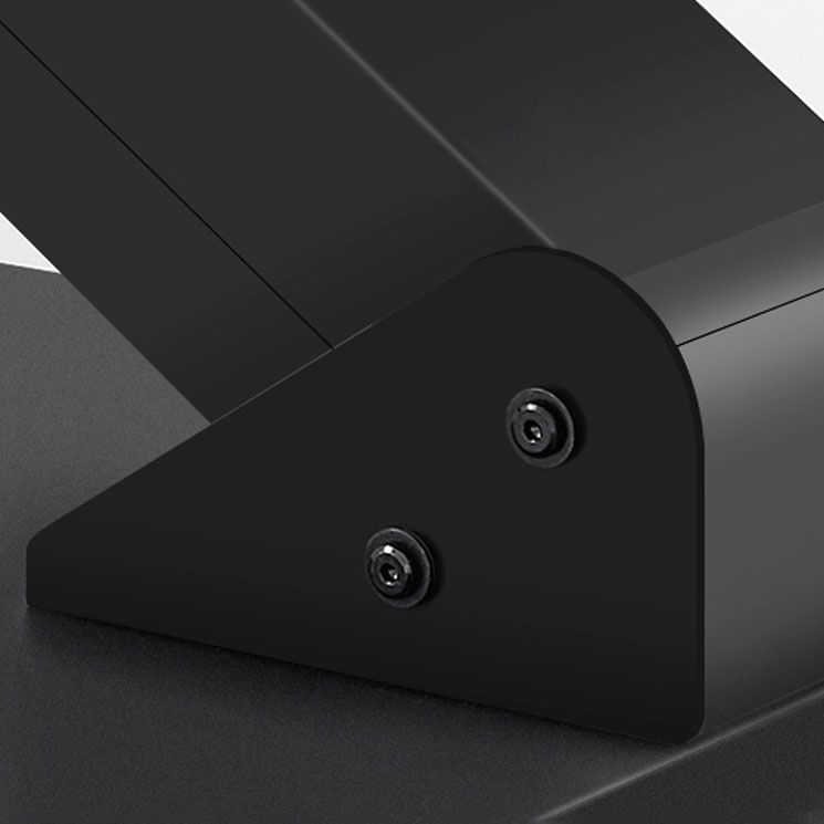 Rectangular Shaped Reversible Laptop Table Wood Writing Desk in White/Black Clearhalo 'furn' 'furn_office_desk' 'Furniture' 'Office Desks' 'Office Furniture' 'office_desk' 1200x1200_2e5db77d-008a-4526-a2e1-a46d253fbef0