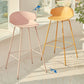 Nordic Style Metal Bar-stool Plastic Counter Bar Stool for Home Clearhalo 'Bar Furniture' 'Bar Stools' 'bar_stools' 'furn' 'furn_bar_stools' 'Furniture' 'furniture_bar_stools' 'Kitchen & Dining Furniture' 1200x1200_2e5e6216-5c60-4040-95f2-b6a8a60947d6