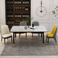 Traditional Luxury Dining Table Sintered Stone Table with 4 Black Legs for Dining Room Clearhalo ' dining_table' 'Dining Tables & Seating' 'Dining Tables' 'furn' 'furn_dining_table' 'Furniture' 'furniture_dining_table' 'Kitchen & Dining Furniture' 'kitchen&dining_furn' 'kitchen' 'kitchen_dining_table' 1200x1200_2e5e876d-e6d3-424e-a07b-bac90f8ddd62
