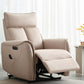 Faux lederen standaard recliner power-push botton recliner stoel met opslag
